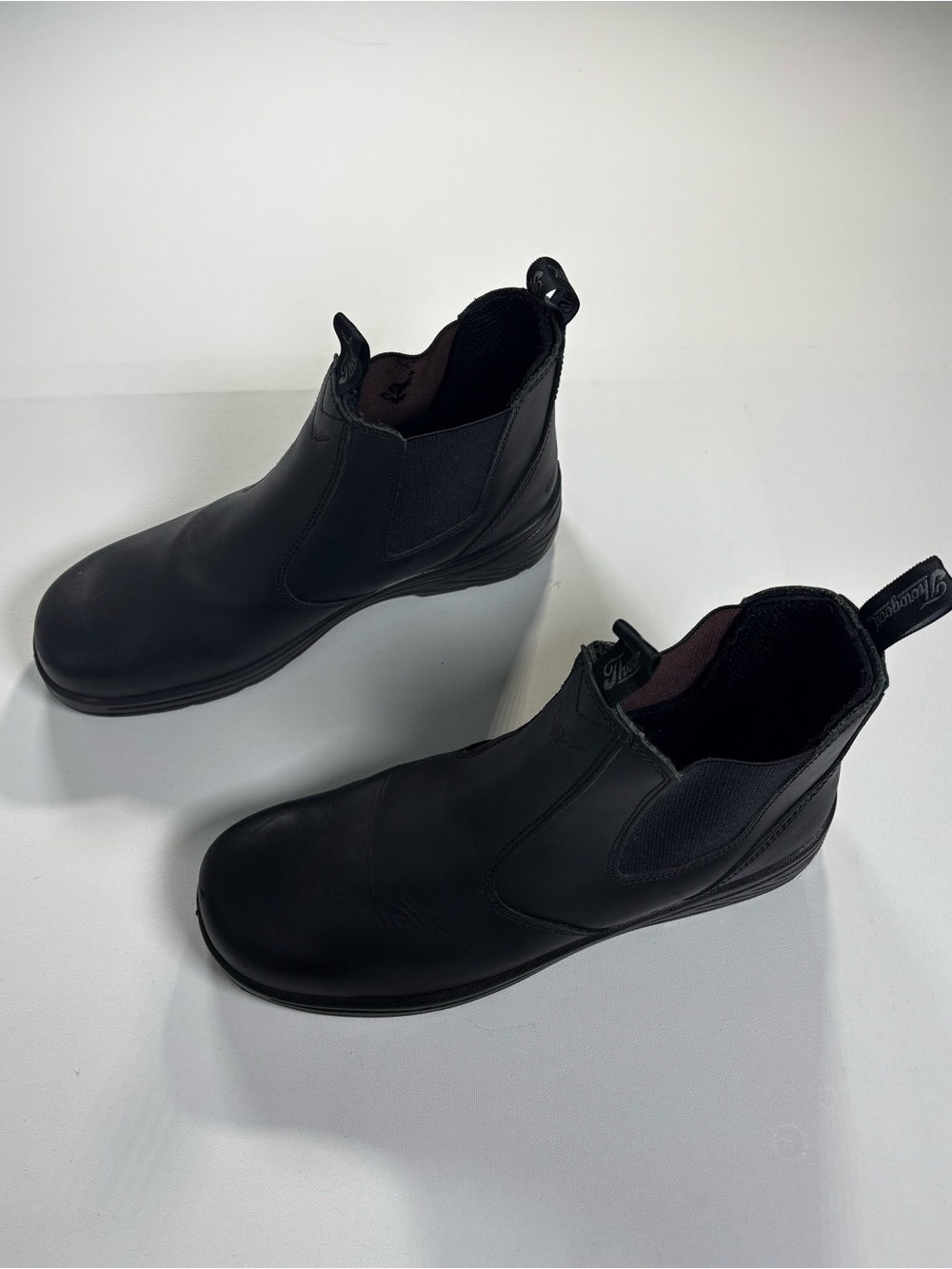Thorogood Men’s Classic Black Leather Slip On Boots